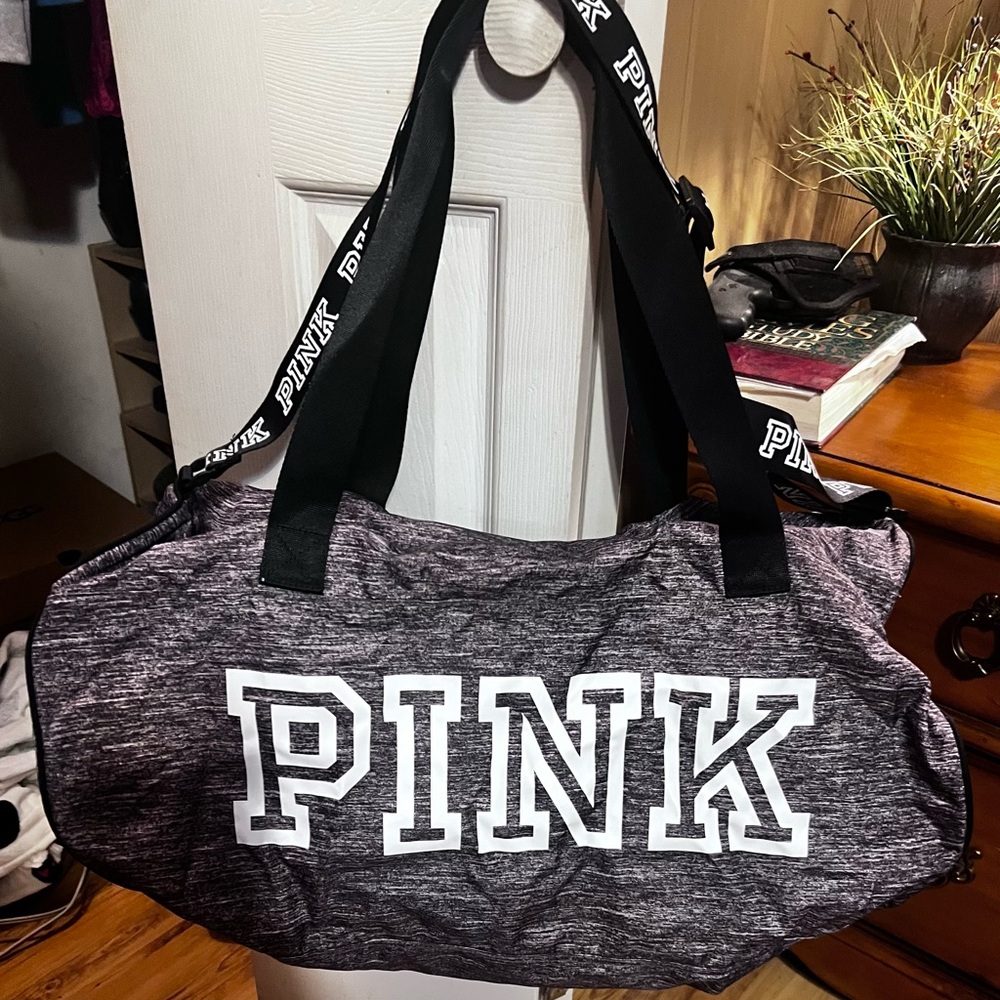 Large PINK brand duffle bag